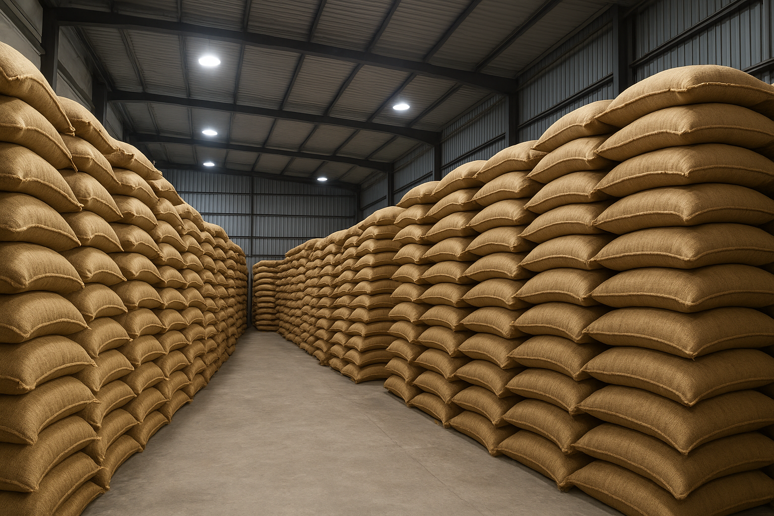 انبار استاندارد برای نگهداری دانه های انیسون خشک