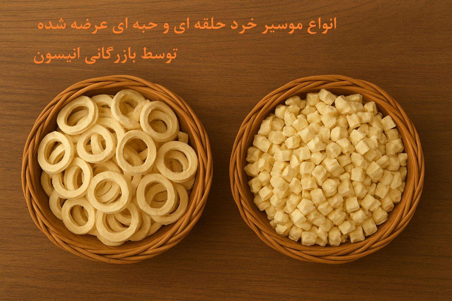 انواع موسیر خشک شامل موسیر حلقه ای و موسیر حبه ای مخصوص فروش عمده