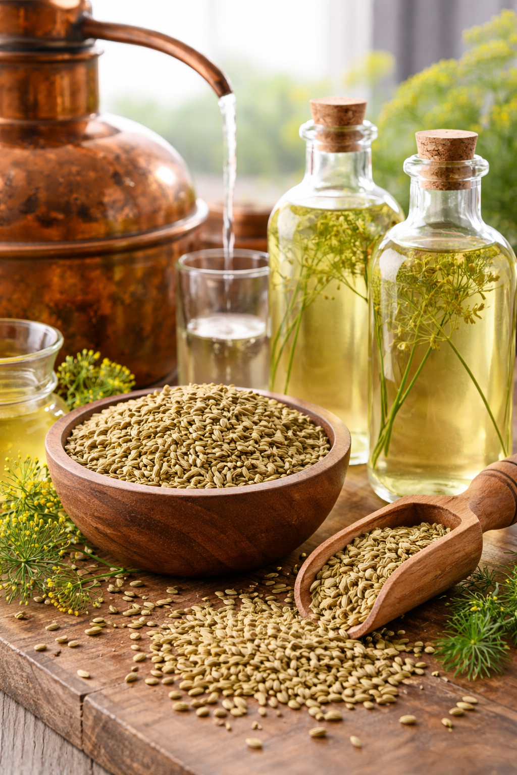 رازیانه مرغوب با دانه‌های درشت و یکنواخت