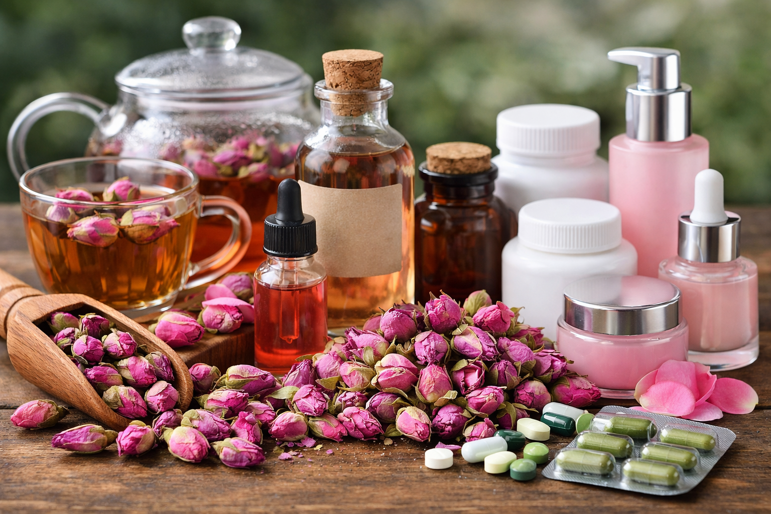 کاربرد غنچه گل محمدی در صنایع غذایی، دارویی و آرایشی بهداشتی